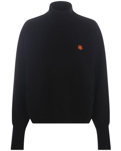KENZO Sweater "flower" - Black