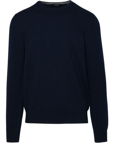 Gran Sasso Blue Cashmere Sweater