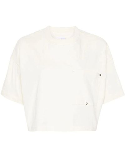 Bottega Veneta Crop T-Shirt - White