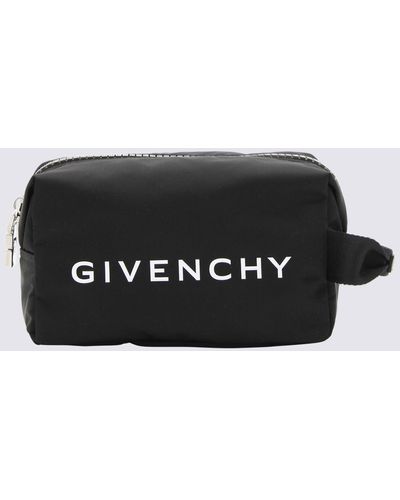 Givenchy Black Nylon Gzip Puoche