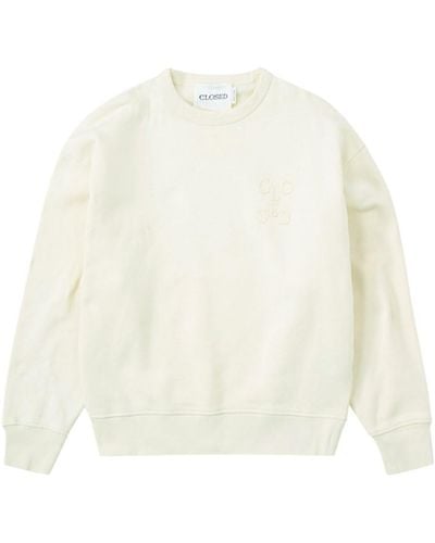 Closed Logo Organic Cotton Sweatshirt - White