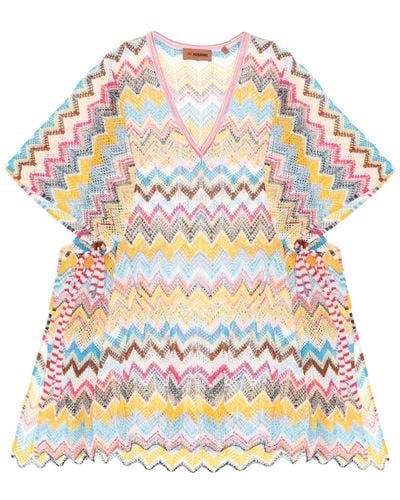 Missoni Knit Poncho Cover-Up - Multicolor