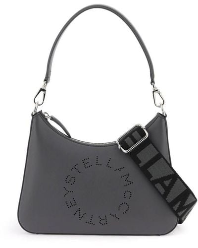 Stella McCartney Small Logo Shoulder Bag - Black