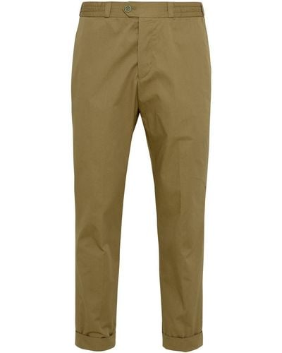 PT01 Beige Cotton Pants - Natural