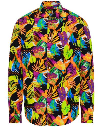 Brian Dales Multicolored Cotton Shirt - Multicolour
