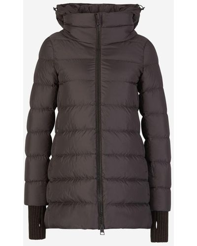 Herno Padded Jacket With Hood - Natural