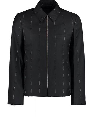 Givenchy Wool Zipped Jacket - Black