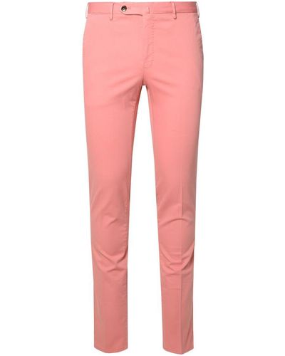 PT01 'Superslim' Cotton Blend Pants - Pink