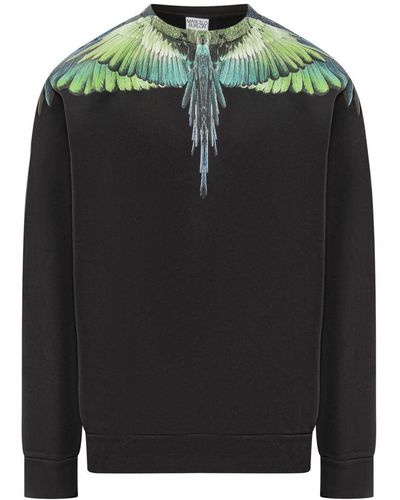 Marcelo Burlon County Of Milan Icon Wings Sweatshirt - Black