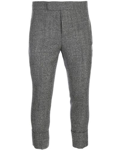 SAPIO Grisaille Slim Fit Trousers Clothing - Grey