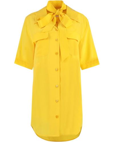 Equipment Belted Shirtdress - Yellow