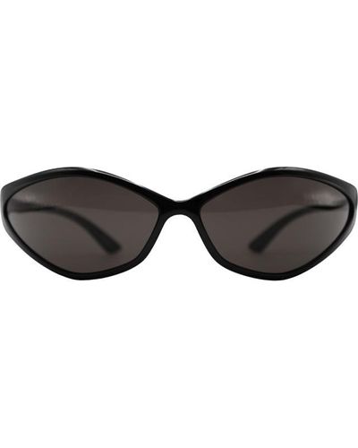 Balenciaga 90s Oval 0285s Sunglasses Accessories - Black