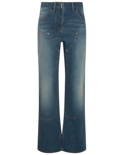 Givenchy Deep Blue Cotton Denim Jeans