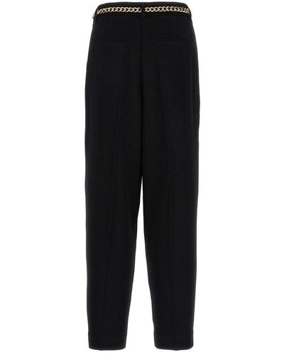 MICHAEL Michael Kors Chain Belt Trousers - Black