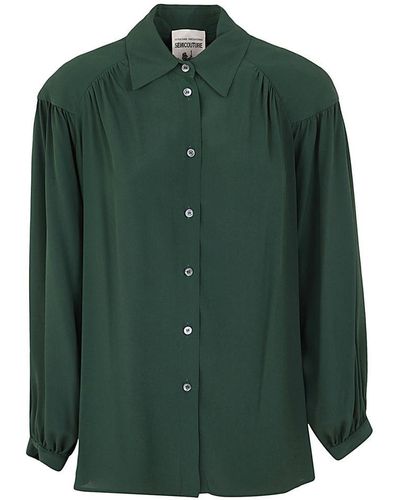 Semicouture Aline Shirt Clothing - Green