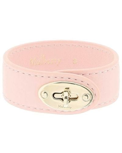 Mulberry Leather Bayswater Bracelet - Pink