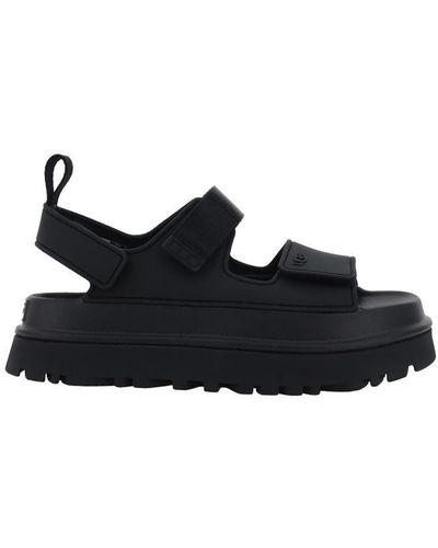 UGG Platform Sandals 'goldenglow', - Black