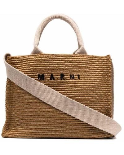 Marni East-west Tote Bag Small - Brown