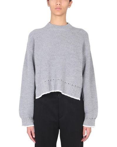 Proenza Schouler Wool Crew Neck Jumper - Grey