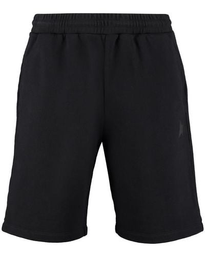 Golden Goose Cotton Bermuda Shorts - Black