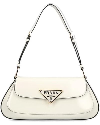 Shop PRADA 2020-21FW Logo Shoulder Bags by belledujourtokyo