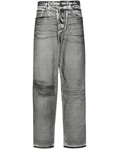 DSquared² Grey Cotton Jeans