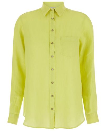 Antonelli Shirt With Buttons - Yellow