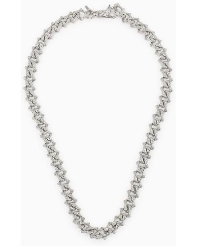 Emanuele Bicocchi Chain Necklace With Arabesques - Metallic