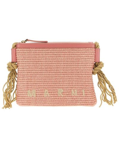 Marni Marcel Summer Bag Crossbody Bags - Pink