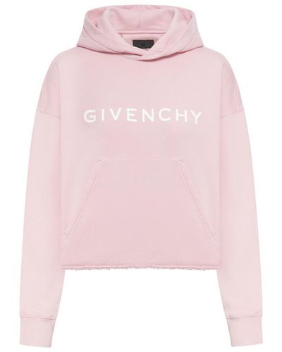 Givenchy Hoodies Sweatshirt - Pink