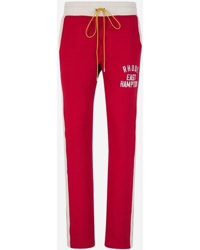 Rhude East Hamptons Joggers Trousers - Red
