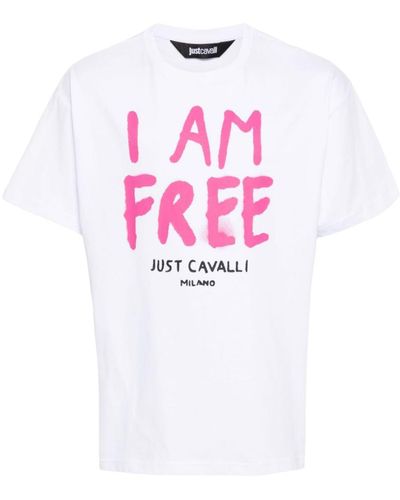 Just Cavalli T-shirts And Polos - Pink