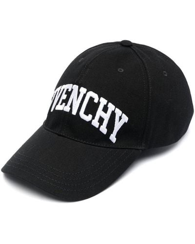 Givenchy Curved Cap Embroidered Logo - Black