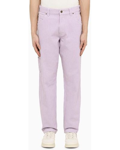 Dickies Lilac Striped Pants - Purple