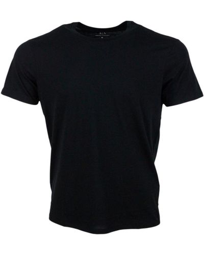 Armani Exchange T-shirts And Polos - Black