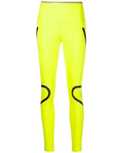 adidas By Stella McCartney Recycled Polyester Stretch leggings - Yellow