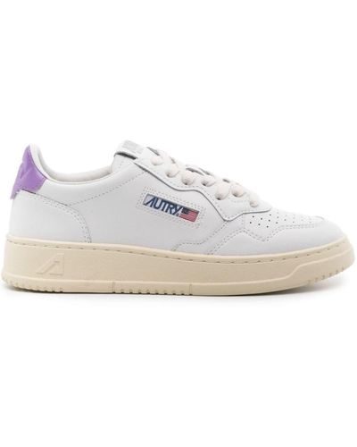 Autry Medalist Leather Sneakers - White