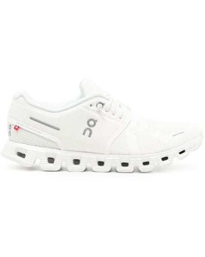 On Shoes Cloud 5 Mesh Low-top Trainers - White