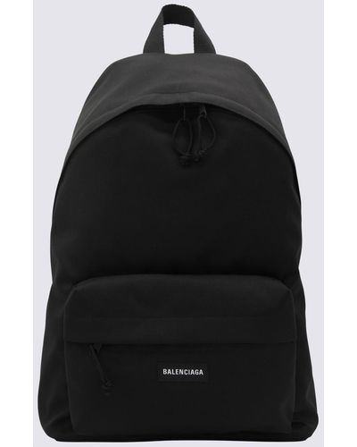 Balenciaga Nylon Explorer Backpack - Black