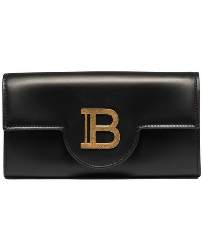 Balmain "b-buzz" Wallet On Chain - Black