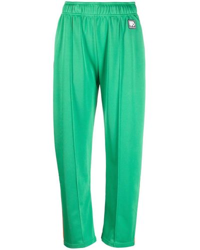 Wales Bonner Logo-patch Track Trousers - Green