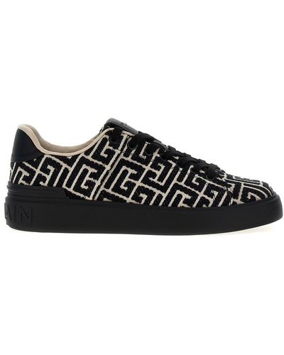Balmain 'b-court' Sneakers - Black