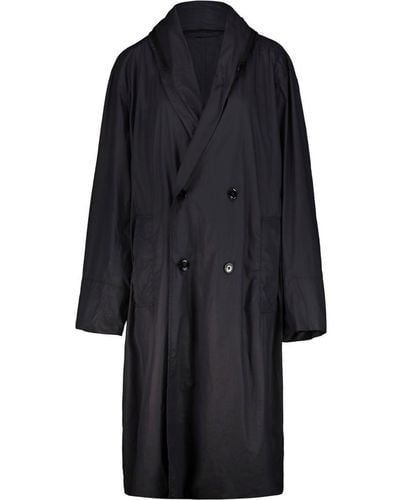 Lemaire Hooded Raincoat - Black