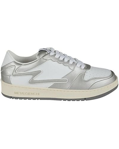 METAL GIENCHI Icx Low Leather Trainers - White