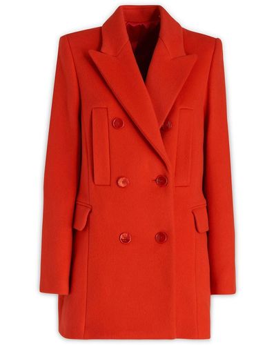 Isabel Marant Lileya Wool And Cashmere Blazer - Red