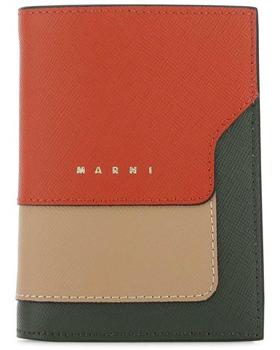 Marni Multicolor Leather Wallet