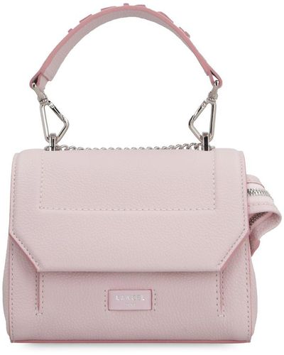 Lancel Ninon Leather Mini Handbag - Pink