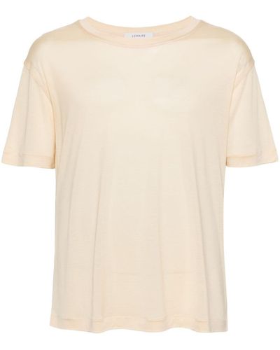 Lemaire Soft Ss T-shirt Clothing - Natural