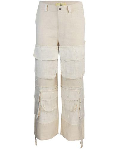 UNTITLED ARTWORKS Trousers - Natural