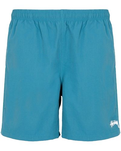 Stussy Stock Swim Shorts - Blue